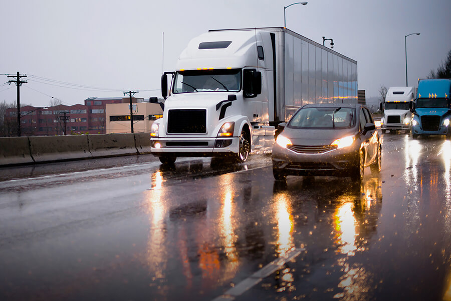 heavy truck routes on local roads